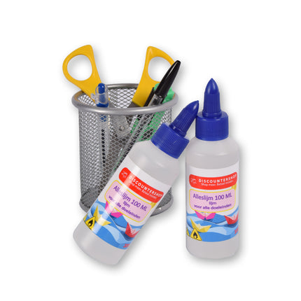 Set van 2 | Lijm | Kinderlijm | Transparent | 212g | 100 ml | Houtlijm | Knutselen | Secondelijm | Contactlijm | knutsellijm | 4cm*14cm