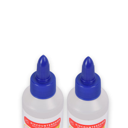 Set van 2 | Lijm | Kinderlijm | Transparent | 212g | 100 ml | Houtlijm | Knutselen | Secondelijm | Contactlijm | knutsellijm | 4cm*14cm