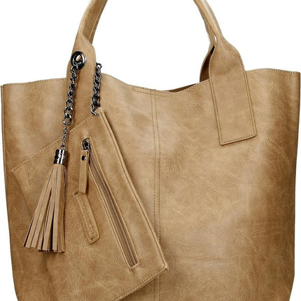 Enrico Benetti Caen Handtas - Dames - Kunstleer - Taupe