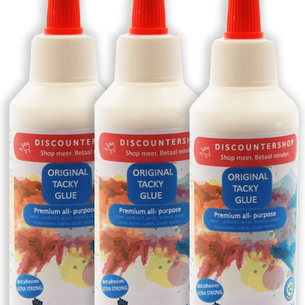 Tacky lijm met inhoud van 100 ML - 3 stuks in de verpakking - 300 ML