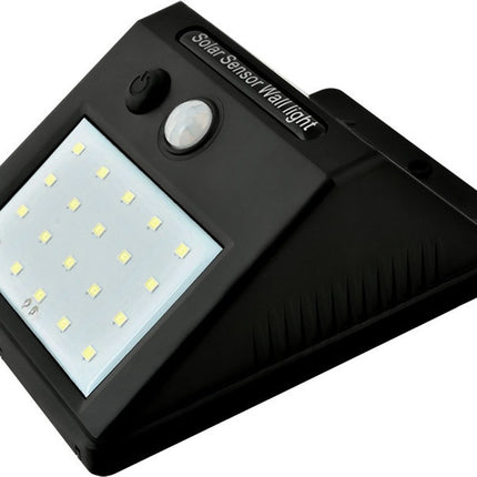 2x Automatische Solar LED lamp - 40 LED - Bewegingssensor - Zonne-energie - Tuinverlichting voor hek en wand