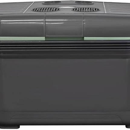Koelbox 45 liter 12V/240V - Elektrische Koelbox - 45L - AC/DC met handvat en wielen - 12V/240V - Grijs-groen Koelt én verwarmt, dus ook handig als je eten warm wilt houden.