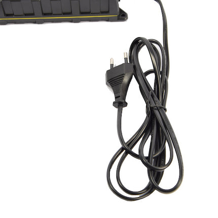 Efficiënte 12V 6A Acculader Voor Auto's En Motoren - Zwart, 600g, 18cm Lengte, 1A Druppellader En Snellader 