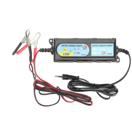 Professionele Acculader 12V voor Auto, Motor en Boot | 65W - Geschikt voor AGM, Gel en Loodzuur Accu's | 4-120Ah - 5 Temperatuuringstellingen - 6-Fase Oplader Auto 