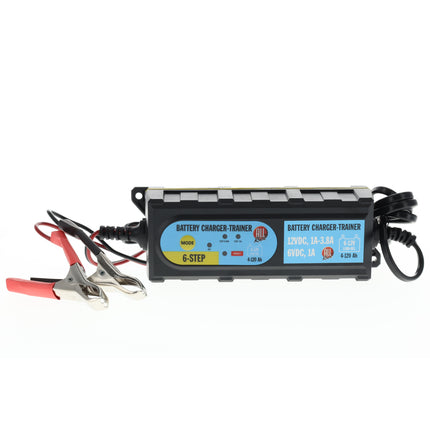 Professionele Acculader 12V voor Auto, Motor en Boot | 65W - Geschikt voor AGM, Gel en Loodzuur Accu's | 4-120Ah - 5 Temperatuuringstellingen - 6-Fase Oplader Auto 
