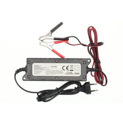 Professionele Acculader 12V voor Auto, Motor en Boot | 65W - Geschikt voor AGM, Gel en Loodzuur Accu's | 4-120Ah - 5 Temperatuuringstellingen - 6-Fase Oplader Auto 