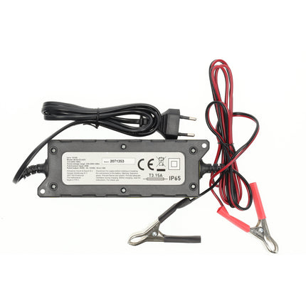 Professionele Acculader 12V voor Auto, Motor en Boot | 65W - Geschikt voor AGM, Gel en Loodzuur Accu's | 4-120Ah - 5 Temperatuuringstellingen - 6-Fase Oplader Auto 