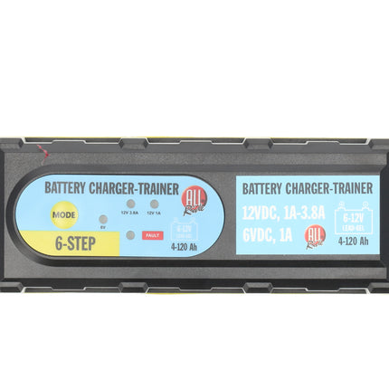 Professionele Acculader 12V voor Auto, Motor en Boot | 65W - Geschikt voor AGM, Gel en Loodzuur Accu's | 4-120Ah - 5 Temperatuuringstellingen - 6-Fase Oplader Auto 