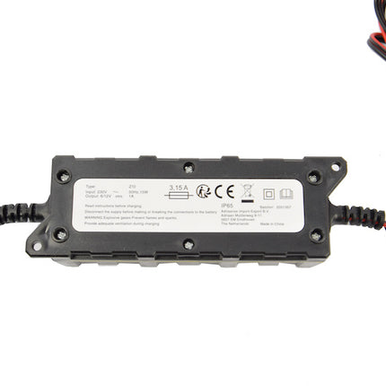 Efficiënte 12V 6A Acculader Voor Auto's En Motoren - Zwart, 600g, 18cm Lengte, 1A Druppellader En Snellader 
