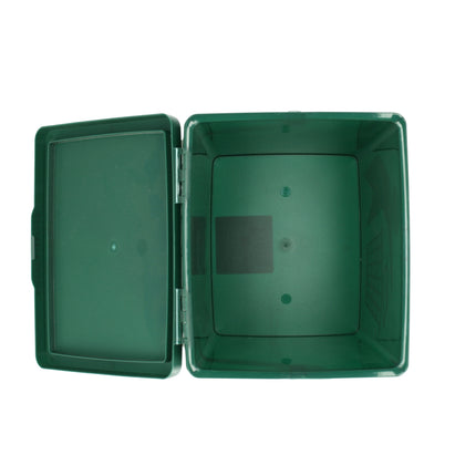 Tafel prullenbak 4.5 Liter | mini prullenbak met deksel & handvat | 14x19x23cm | kunststof aanrecht afvalbak voor kleine keuken | groene woonaccessoires