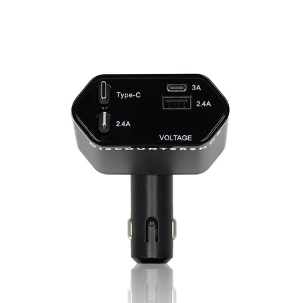 Autolader 12V Snellader USB C & Lightning - 4-in-1 Oplader voor iPhone, Apple, Android & Samsung - Universele Autolader met Meerdere Aansluitingen