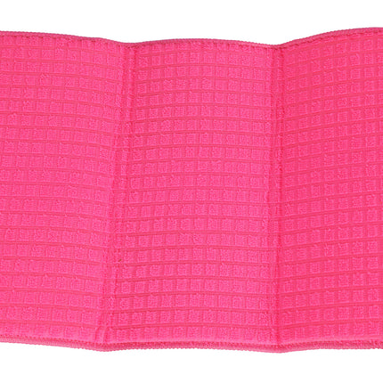 Set Van 3 Keukendoeken van Polyester en Katoenmix - Schoonmaaktextiel - Roze - 30x40 cm