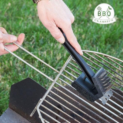BBQ - 3-in-1 Barbecue Schoonmaak borstel 