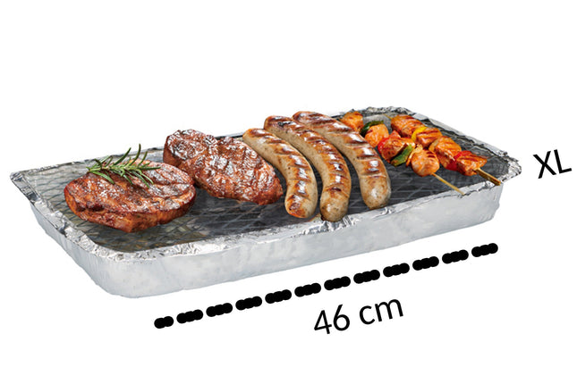 XL wegwerp Barbecue - Instant - Wegwerp - Buiten barbecue - Tafel - Rooster - Balkon - Picknick - Barbecue accessoires - Grill - Barbecue kopen - Barbecuen - Barbecue saus -