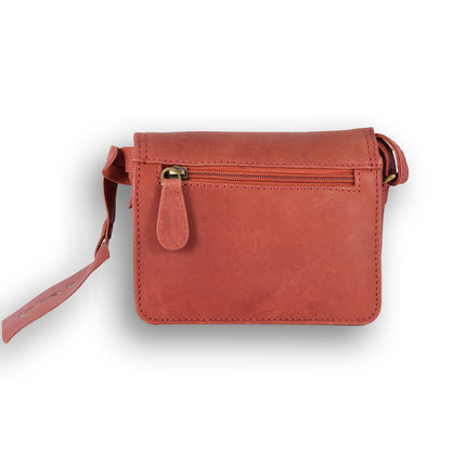 Handtasje Dames | Bordeaux | Leren tas dames | 12cm*17cm | Echte Leer | Schoudertas Dames
