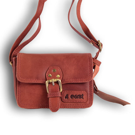Handtasje Dames | Bordeaux | Leren tas dames | 12cm*17cm | Echte Leer | Schoudertas Dames
