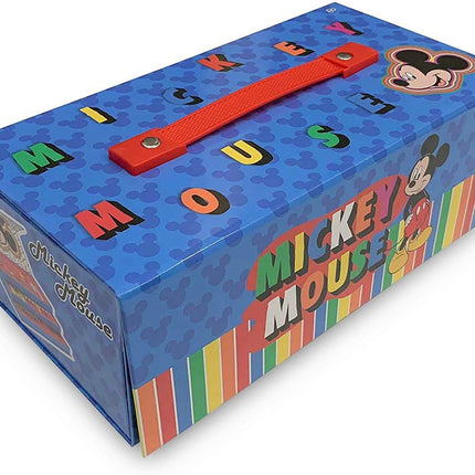  Disney Mickey mouse Kleurset 42-delig Disney Kleurdoos met lade - Mickey mouse kleurpotloden - waterkleuren Micky mouse - Stiftenkleur - Stiften - 42 onderdelen