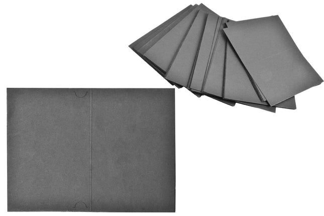Hobby Papier | 100 Vellen Zwart | Tekenpapier | 19 x 14 cm | Scrapbook Papier | Perfect voor Kaarten Maken, Origami, Scrapbooking