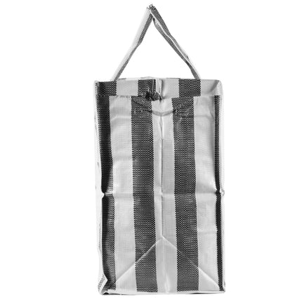 Shopper Tas met Rits en Stevig Handvatten | 125 L | Set van 3 | Duurzame Polyester | 80cm x 58cm x 28cm | Goedkope shopper Tas voor Opslag Verhuizen en Reizen | Veilige Opslag Voor Uw Reisbenodigdheden met Waterdichte Shopper met Rits