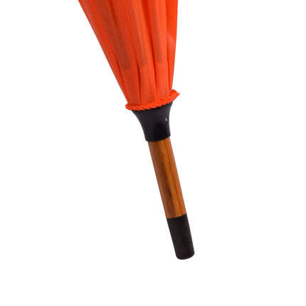 Grote Opvouwbare Paraplu - Automatische Windbestendige Paraplu - Oranje Polyester - Ø90 cm