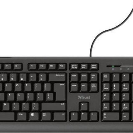 Toetsenbord en muis set Trust TKM-250 toetsenbord en muis set US -business model- Membraan toetsen - QWERTY