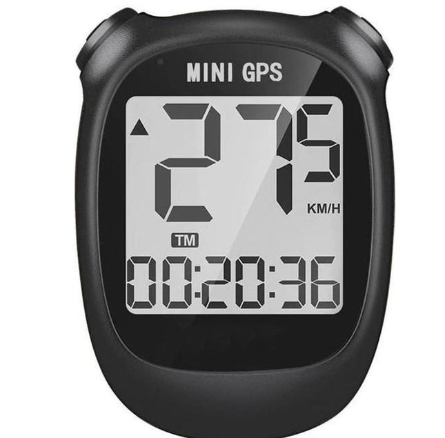 Fietscomputer IPX6 - USB oplaadbaar - Fietscomputer 1.6 inch mono LCD - Zwart