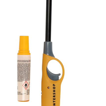 Navulbare Gele BBQ Aansteker 25.5cm - A Kwaliteit - Met Kinderbescherming - 18ml Navulbaar Gas