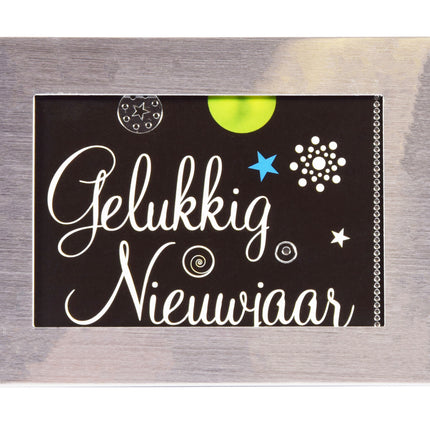 Stijlvol Tafel Fotolijstje van Aluminium en Kunststof - Zilverkleurig, Lichtgewicht Design - Ideaal voor één Foto - Afmetingen 6x0.5x9 cm