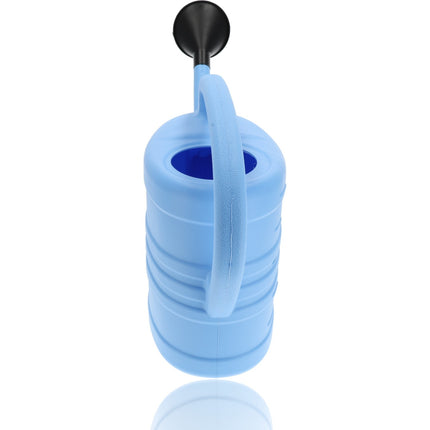  Gieter met Broeskop/Sproeikop - 2x Stuks Blauw Kunststof 10 liter - Tuinplanten Gieter