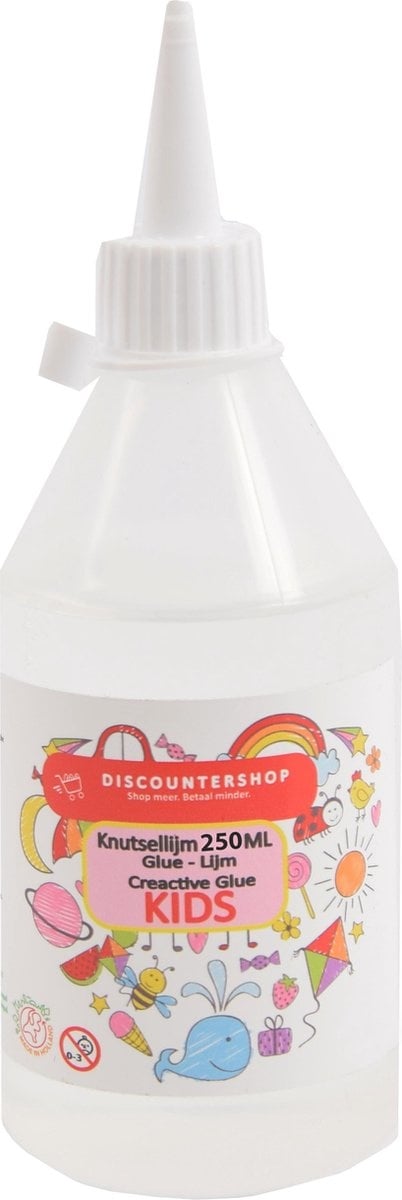 Knutsellijm 250ml - Lijm - All purpose glue - Glue - Kinderlijm - Knutselen - Goedkope knutsellijm - Doorzichtige knutsellijm - Knutsellijm 250 ml - Lijm - All purpose glue - Glue - Kinderlijm - Knutselen - Goedkope knutsellijm -