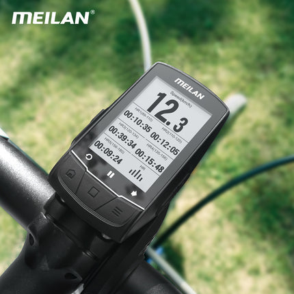 Fietscomputer Gps - Oplaadbaar - Zwart - Kunststof - 7.9Cm X 10.5Cm - 280G - 40 Uur Branduren 