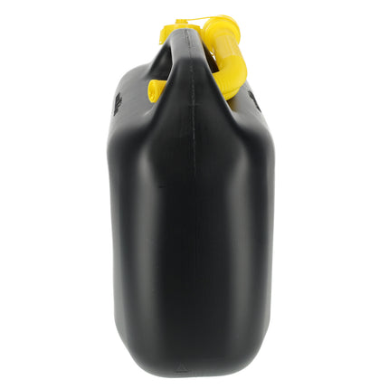 Jerrycan met Kraan - Set van 2 | Zwart/Geel | Jerrycan Benzine met Trechter 10 Liter | Ideaal voor Kamperen & Outdoor | UN-gecertificeerd Essentieel Autoaccessoires