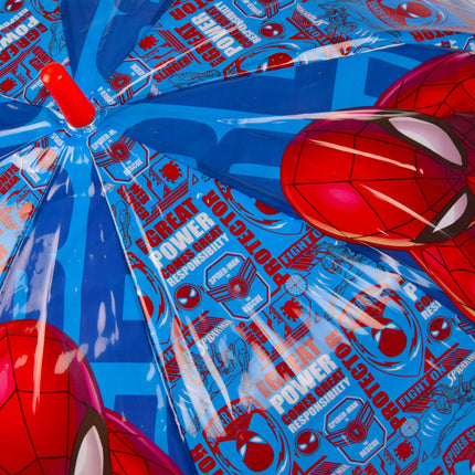 Opvouwbare Kinderparaplu - 50 cm Diameter - Windbestendig - UV-Bescherming - Spiderman Design