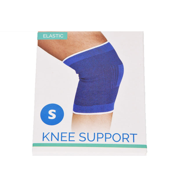 Comfortabele Elastische Kniebandage in Blauw | Knieondersteuning & Stabilisator | Sportbandage | Maat S | 9.50cmx25.50cmx5.50 cm