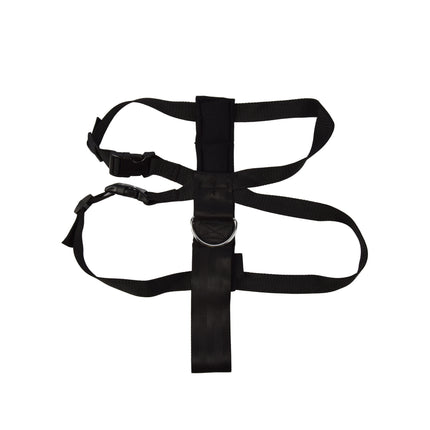 Flexi Hondenriem En Hondenharnas Set | Maat L | 5 Meter Lange Hondenriem | Zwart Comfortabel Remsysteem | Stevige Tape | Geschikt Voor Honden Tot 50kg | Hondenharnas Van Nylon | Verstelbaar Met Klikgesp