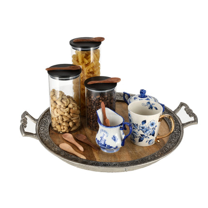 Glazen Voorraadpotten 1050ML - Set van 3  | BPA-vrij | Bewaarpot voor o.a. Pasta, Rijst, Koffie 