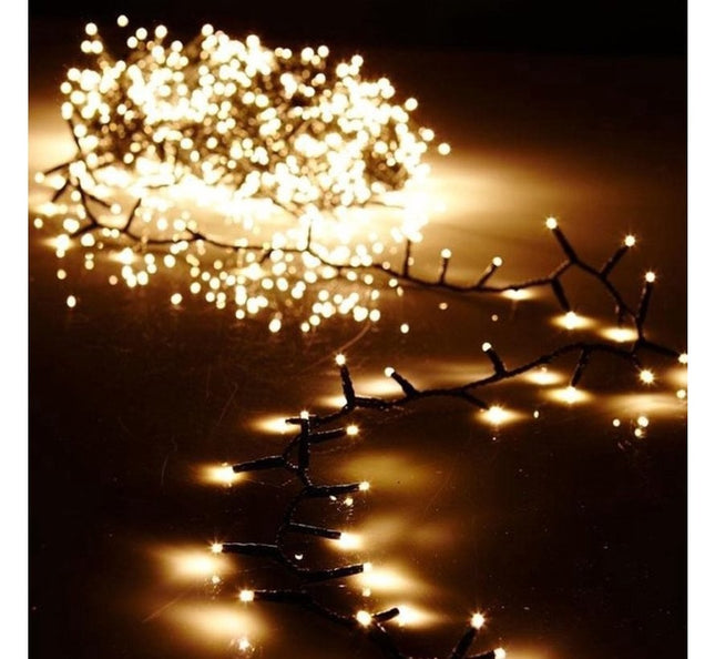 Kerstverlichting warm white/ oud en nieuw verlichting - 240 LED lampjes - 20 meter - voor binnen en buiten - kerst