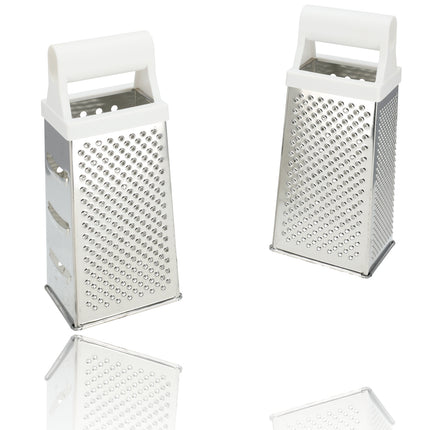 Rasp Tafelrasp – Keukenraspen voor Kaas, Aardappelen, Groenten- Set van 3 – 24,5 cm – Niet Vaatwasserbestendig – Multifunctioneel