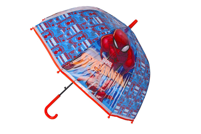 Opvouwbare Kinderparaplu - 50 cm Diameter - Windbestendig - UV-Bescherming - Spiderman Design