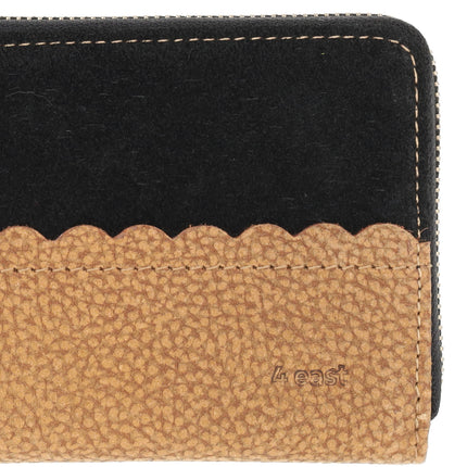 Beste Portemonnee Dames Met Rits | Anti-Skim | Leren Portemonnee veel pasjes | 20x10x2.5cm | 12 pasjeshouders, Briefgeld & Muntvak | Ideaal Kerstcadeau  