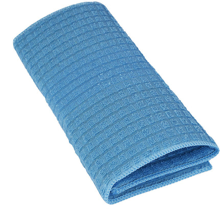 Set van 3 Kleurrijke Vaatdoeken - Blauw - Polyester en Katoenmix - 80 gm - 30x40 cm