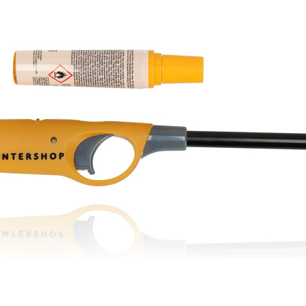 Navulbare Gele BBQ Aansteker 25.5cm - A Kwaliteit - Met Kinderbescherming - 18ml Navulbaar Gas