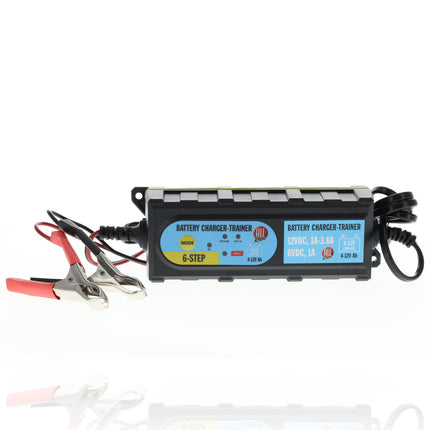 Professionele Acculader 12V voor Auto, Motor en Boot | 65W - Geschikt voor AGM, Gel en Loodzuur Accu's | 4-120Ah - 5 Temperatuuringstellingen - 6-Fase Oplader Auto 