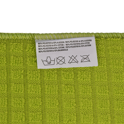 Set van 3 Groene Schoonmaakdoeken: Eco-vriendelijk en Absorberend - 30x40 cm