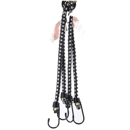 snelbinders - spinbinder 60 cm met vier elastische armen -spinbinder 45 cm met vier elastische armen - Elastische binders - met haak- Haak - Binders