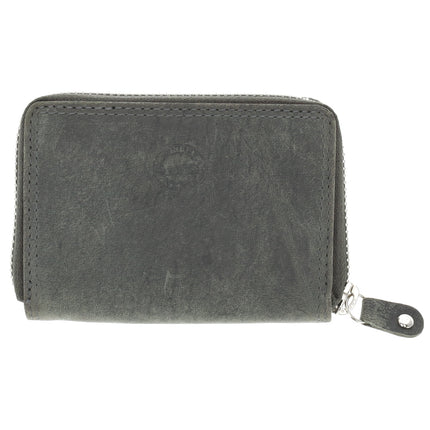 Portemonnee Unisex Anti Skim | Pasjeshouder Met Rits Voor Heren & Dames | RFID | 4 Pasjeshouder & Muntvak | Ideaal Cadeautjes | 12x8x2 cm – Grijs 