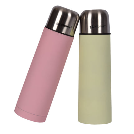 Groene RVS Thermosfles 750ml - Blijf Je Drank Lang Warm of Koud - Diameter 7.50 cm - Perfect voor Thuis, Werk of Onderweg - 27cmx8cm