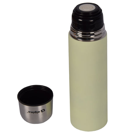 Groene RVS Thermosfles 750ml - Blijf Je Drank Lang Warm of Koud - Diameter 7.50 cm - Perfect voor Thuis, Werk of Onderweg - 27cmx8cm
