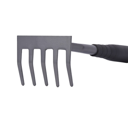 Stalen Tuinhark voor Efficiënt Tuinonderhoud - 97gm - Zilverkleurig - 29cmx8.5x3.5cm