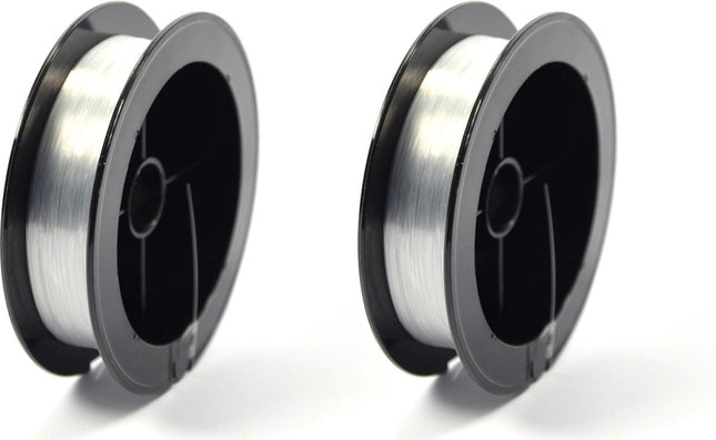 2X Vislijn Nylon koord Koord Helder fluorkoolstof Sterk monofilament visdraad 100 meter - 0.35 MM